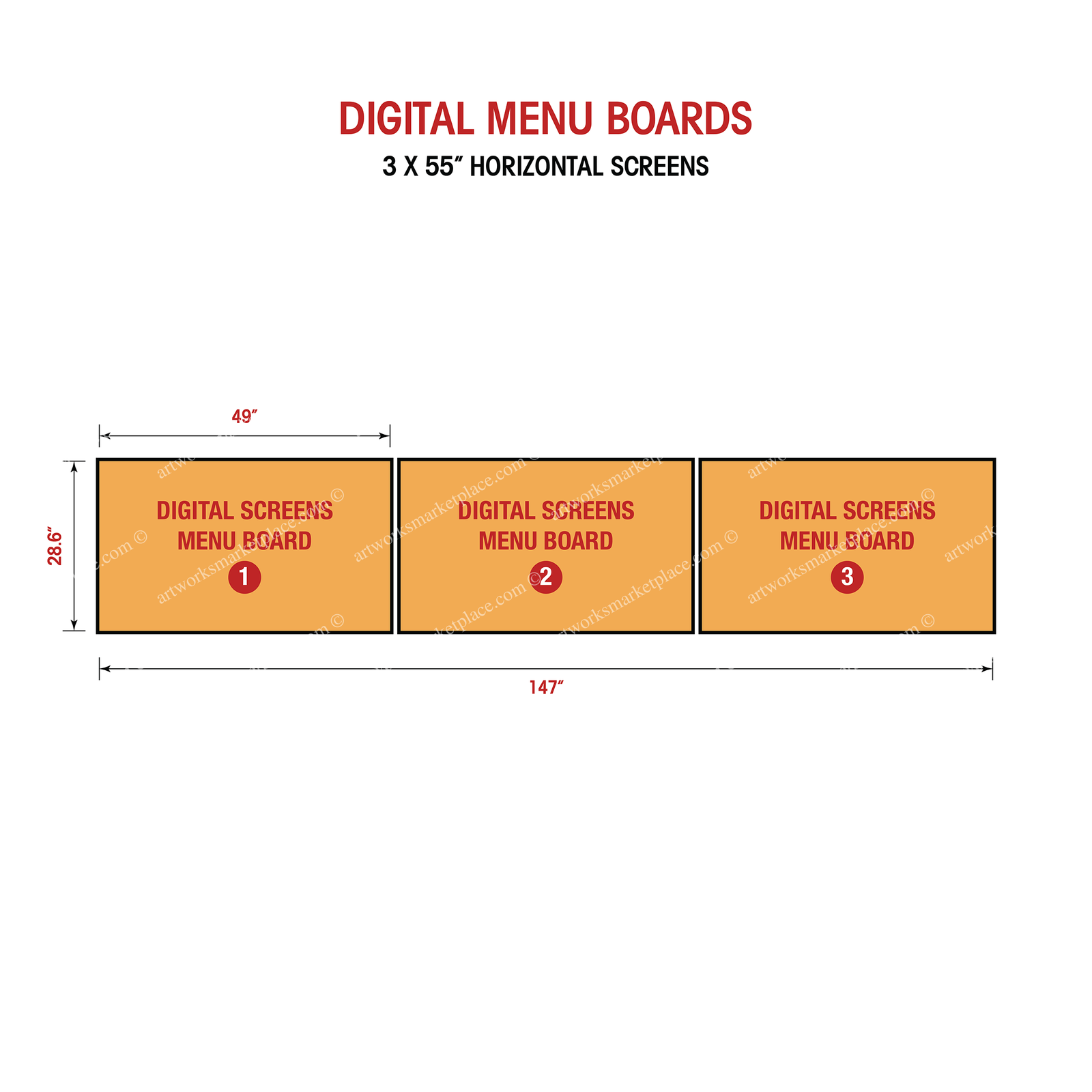 AM05D - Restaurant Digital Menu Boards - (Option 1) - Image 10