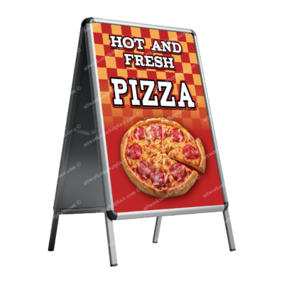 A Frame Food Signs - Pizza (Option 1)