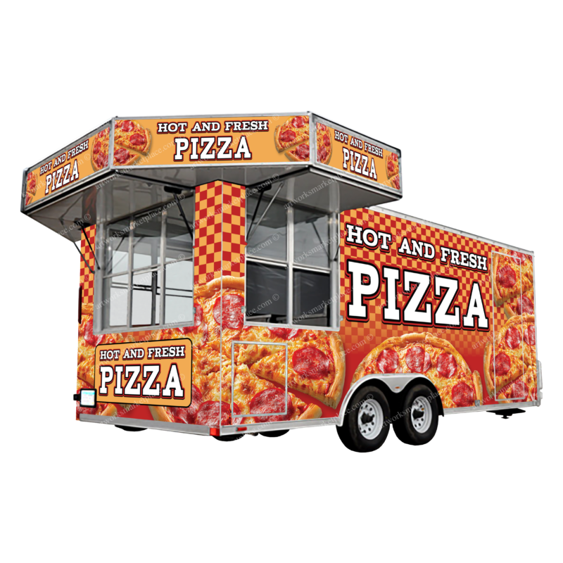 Food Trailer Wraps - (Option 1)