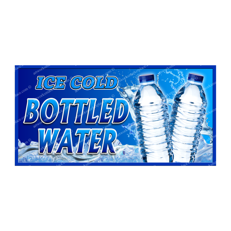 Bottled Water Sign (Option 1)