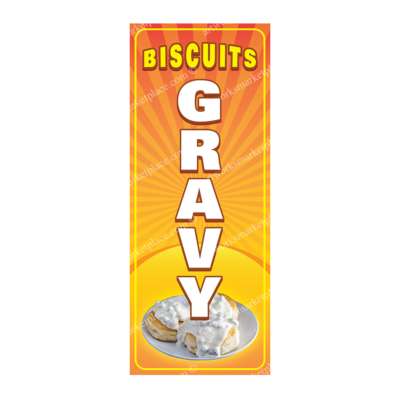 Rectangle Flag | Biscuits Gravy (Option 2)