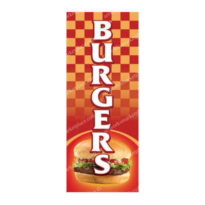 Rectangle Flag - Burgers (Option 1)