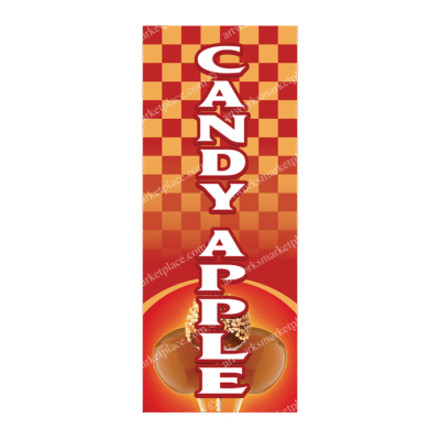 Rectangle Flag - Candy Apple (Option 1)