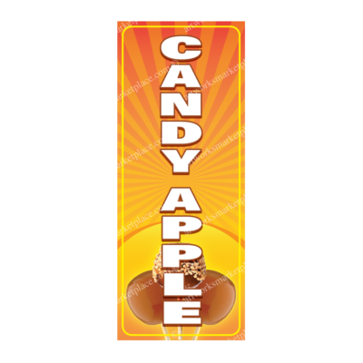 Rectangle Flag | Candy Apple (Option 2)
