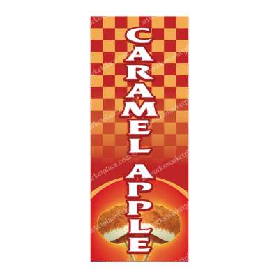 Rectangle Flag - Caramel Apple (Option 1)