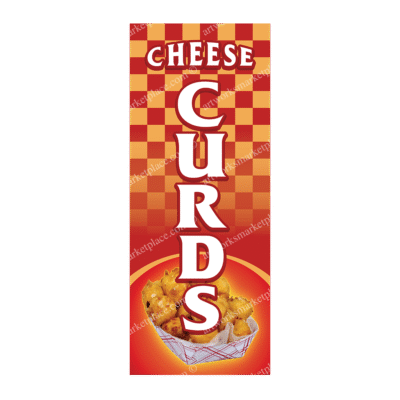 Rectangle Flag - Cheese Curds (Option 1)