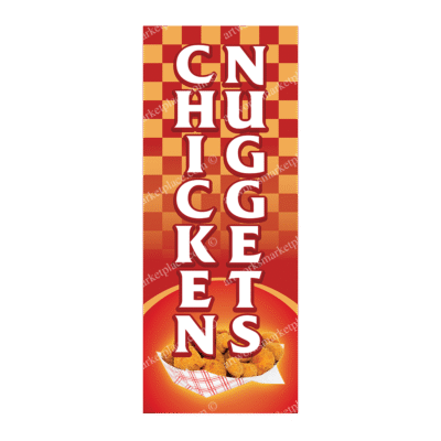 Rectangle Flag | Chicken Nuggets (Option 1)