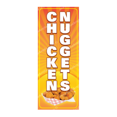 Rectangle Flag | Chicken Nuggets (Option 2)