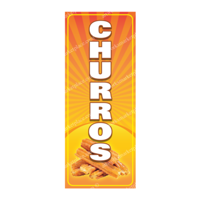 Rectangle Flag | Churros (Option 2)