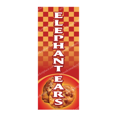 Rectangle Flag | Elephant Ears (Option 1)