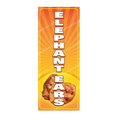 Rectangle Flag | Elephant Ears (Option 2)