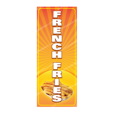 Rectangle Flag | French Fries (Option 2)