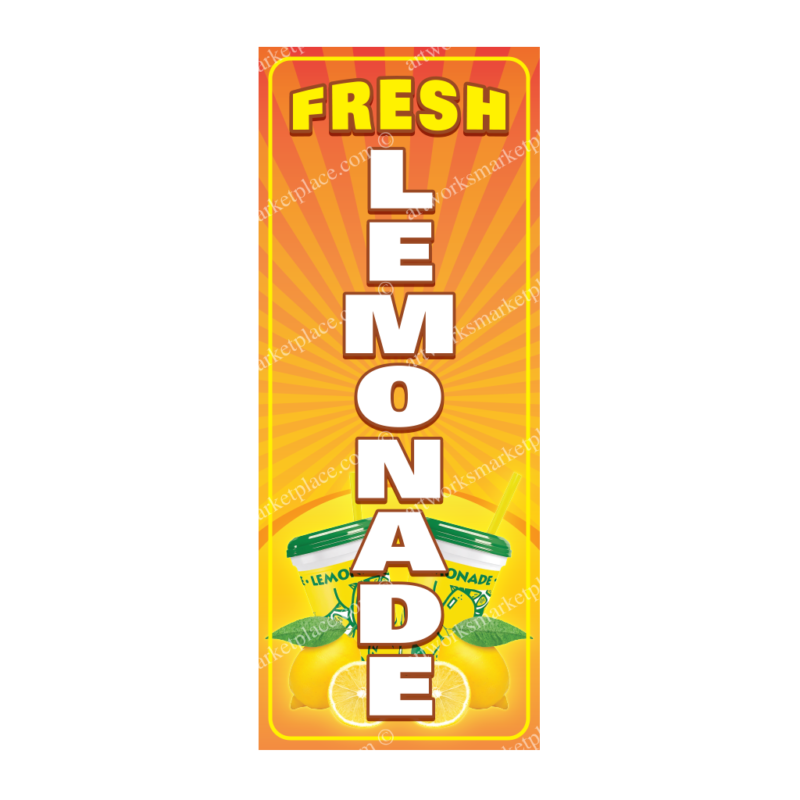 Rectangle Flag | Fresh Lemonade (Option 2)