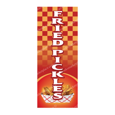 Rectangle Flag | Fried Pickles (Option 1)