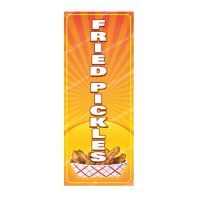 Rectangle Flag | Fried Pickles (Option 2)