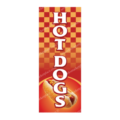 Rectangle Flag | Hot Dogs (Option 1)
