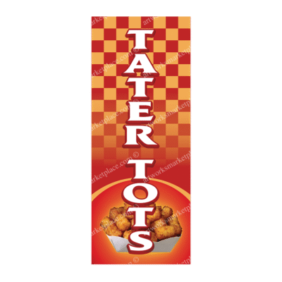 Rectangle Flag | Tater Tots (Option 1)
