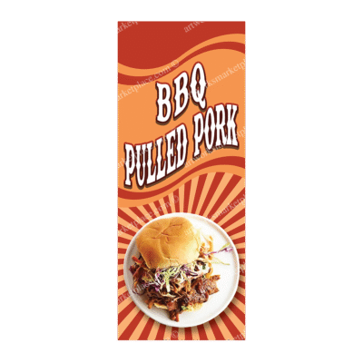 Rectangle Flag | BBQ Pulled Pork (Option 3)