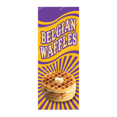 Rectangle Flag | Belgian Waffles (Option 3)