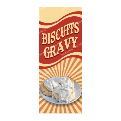 Rectangle Flag | Biscuits Gravy (Option 3)