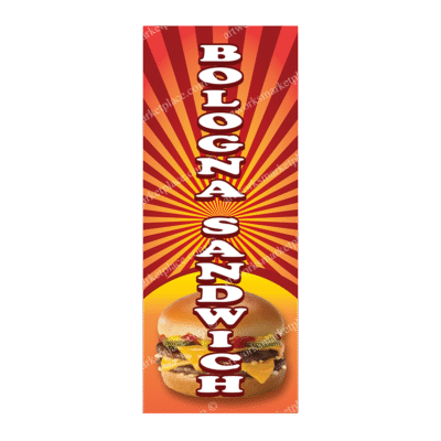 Rectangle Flag | Bologna Sandwich (Option 4)