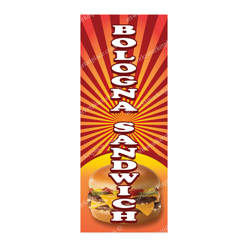 Rectangle Flag | Bologna Sandwich (Option 4)