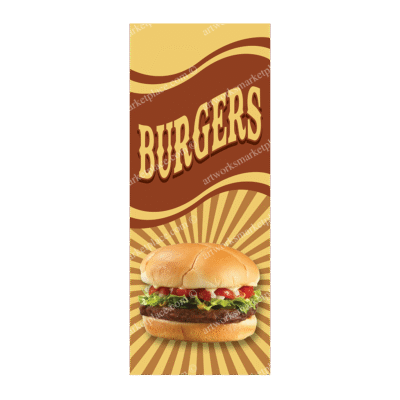 Rectangle Flag | Burgers (Option 3)