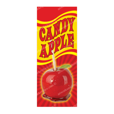 Rectangle Flag | Candy Apple (Option 3)