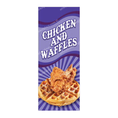 Rectangle Flag | Chicken And Waffles (Option 3)
