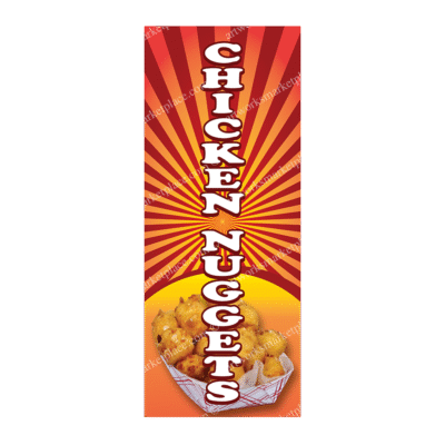 Rectangle Flag | Chicken Nuggets (Option 4)