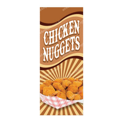 Rectangle Flag | Chicken Nuggets (Option 3)
