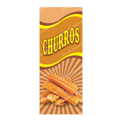 Rectangle Flag | Churros (Option 3)