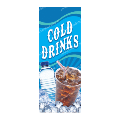 Rectangle Flag | Cold Drinks (Option 3)