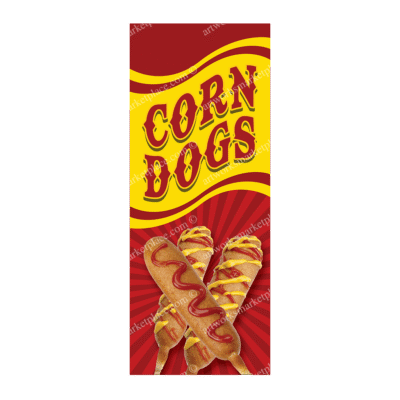 Rectangle Flag | Corn Dogs (Option 3)