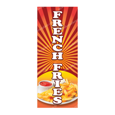 Rectangle Flag | French Fries (Option 4)
