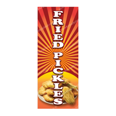 Rectangle Flag | Fried Pickles (Option 4)