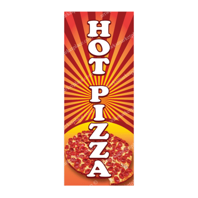 Rectangle Flag | Hot Pizza (Option 4)