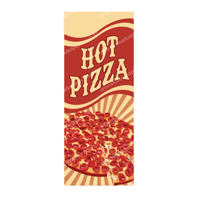 Rectangle Flag |Hot Pizza (Option 3)
