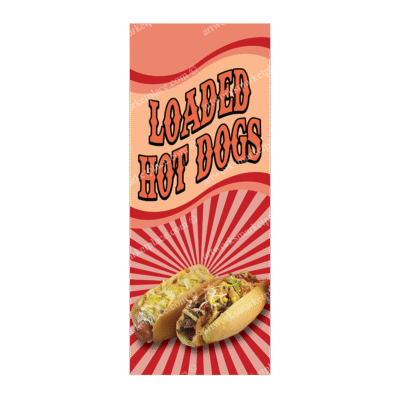 Rectangle Flag | Loaded Hot Dogs (Option 3)