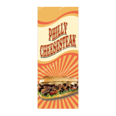 Rectangle Flag | Philly Cheesesteak (Option 3)