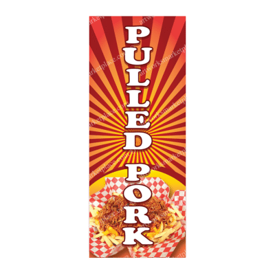Rectangle Flag | Pulled Pork (Option 4)