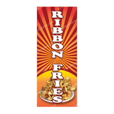 Rectangle Flag | Ribbon Fries (Option 4)