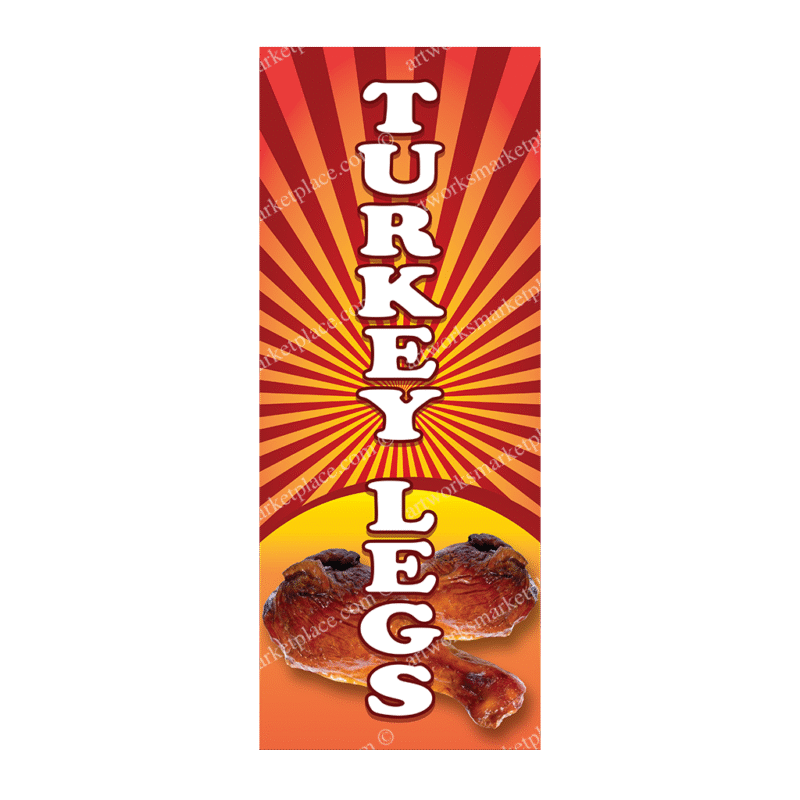 Rectangle Flag | Turkey Legs (Option 4)