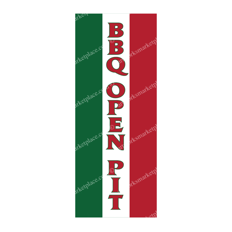 Rectangle Flag - BBQ Open Pit