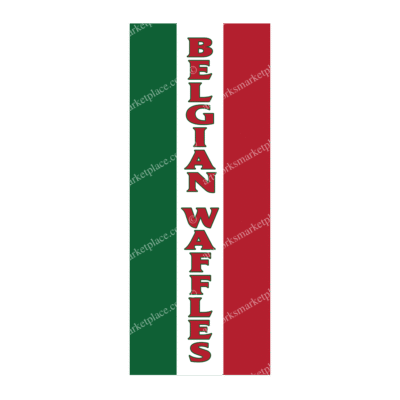 Rectangle Flag - Belgian Waffles