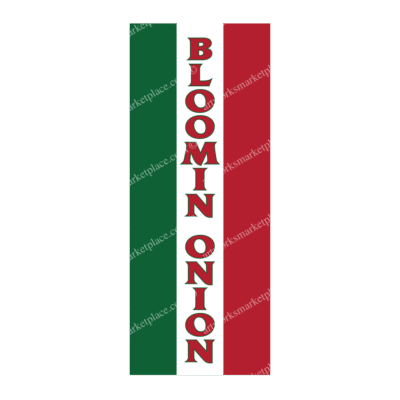 Rectangle Flag - Bloomin Onion