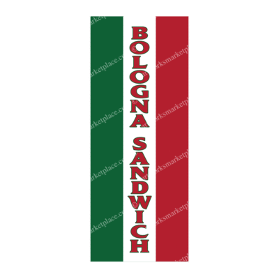 Rectangle Flag - Bologna Sandwich