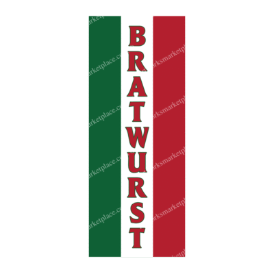 Rectangle Flag - Bratwurst