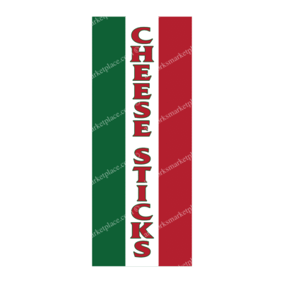 Rectangle Flag - Cheese Sticks