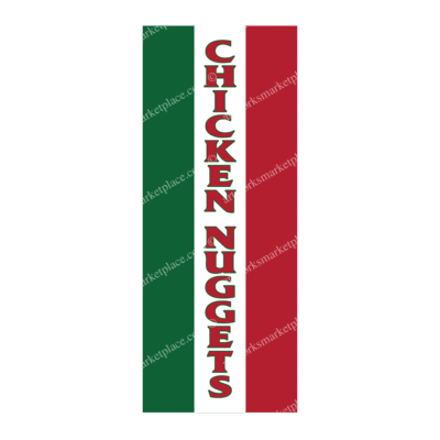Rectangle Flag - Chicken Nuggets